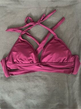 Kona Sol Deep Plum Bikini Top